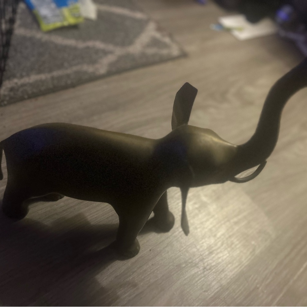 Elegant Brown Elephant Figurine